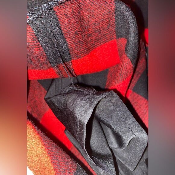 NWT J Crew Women Buffalo Plaid Wool Blend Red Black Skirt Above Knee Size 14 - Picture 5 of 6